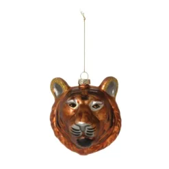 Clearance Hand-Painted Glass Tiger Ornament - cozylivehome.com | we sell a wide range of comfortable household items Ornament