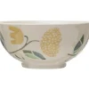 Hand-Painted Stoneware Bowl w/ Wax Relief Flowers 7.5” - cozylivehome.com | we sell a wide range of comfortable household items^ Shop All