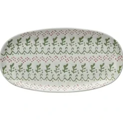 Hand-Stamped Stoneware Platter w/ Wax Relief Pattern - cozylivehome.com | we sell a wide range of comfortable household items^ Shop All