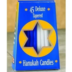 HANUKAH TAPERED CANDLES 45PK - cozylivehome.com | we sell a wide range of comfortable household items^ Shop All
