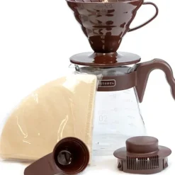 Hario V60 Size 02 Coffee Dripper & Glass Server w/ Lid - cozylivehome.com | we sell a wide range of comfortable household items^ Shop All
