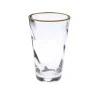 HBG1051 Pebble Glass Water Tumblers with Gold Rim - cozylivehome.com | we sell a wide range of comfortable household items^ Shop All