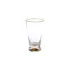 HBG852 Tumblers with Gold Base and Rim - 3.5"D x 6"H - cozylivehome.com | we sell a wide range of comfortable household items^ Shop All