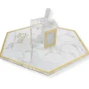 HD30 Simonim Tray With Hexagone Honey Dish on Lazy Susan - Marble - cozylivehome.com | we sell a wide range of comfortable household items^ Shop All