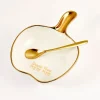 HDA-8 Apple Shaped Ceramic Honey Dish With Spoon - cozylivehome.com | we sell a wide range of comfortable household items^ Shop All