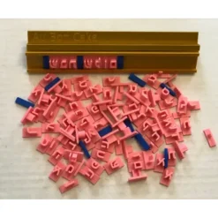 Hebrew Stamp SET 100 Letters, 1 holder, 8-11mm BLOCK font - cozylivehome.com | we sell a wide range of comfortable household items^ Shop All