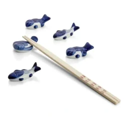 Helen's Asian Kitchen Fish Chopstick Rests, Set of 5 - cozylivehome.com | we sell a wide range of comfortable household items^ Shop All
