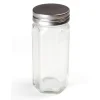 HEXAGONAL GLASS SPICE JAR 3 OZ - cozylivehome.com | we sell a wide range of comfortable household items^ Shop All