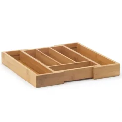 HIC Kitchen Expandable Organizer Tray, Bamboo - cozylivehome.com | we sell a wide range of comfortable household items^ Shop All