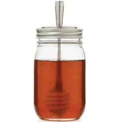 Honey Dipper Lid for Regular Mouth Mason Jars - cozylivehome.com | we sell a wide range of comfortable household items^ Shop All
