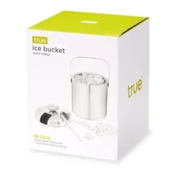 ICE BUCKET WITH TONGS STAINLESS STEEL - cozylivehome.com | we sell a wide range of comfortable household items^ Shop All