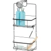 IDesign Everett Matte Black Push-Lock Suction Shower Caddy - cozylivehome.com | we sell a wide range of comfortable household items^ Shop All