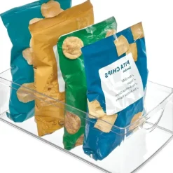 iDesign Recycled Plastic Cabinet and Pantry Storage Bin with Integrated Handles – 16” x 8” x 5”, Clear Bin - cozylivehome.com | we sell a wide range of comfortable household items^ Shop All