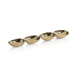 New IN-7992 Four-Tier Nut Bowl - Polished Gold - cozylivehome.com | we sell a wide range of comfortable household items Giftware