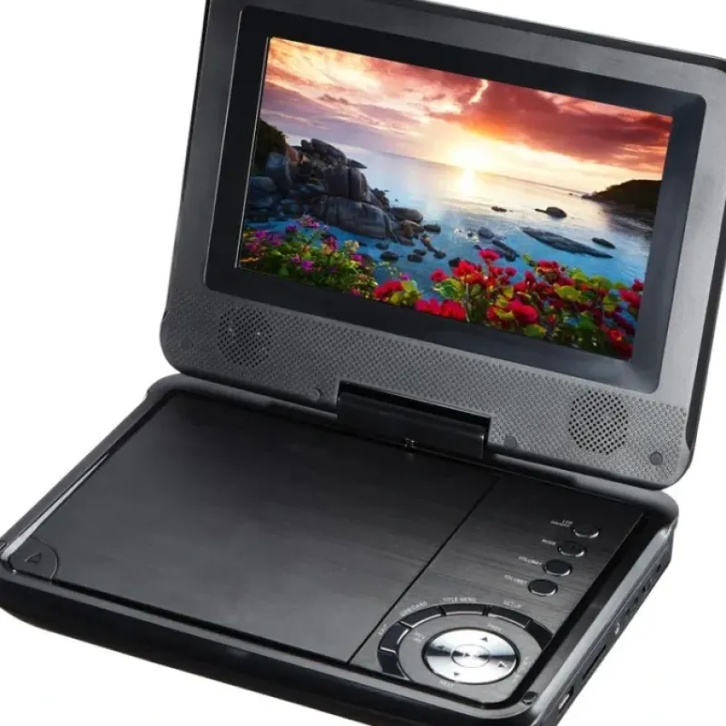 7-inch 270° Swivel Screen Portable DVD Player - Black - cozylivehome.com | we sell a wide range of comfortable household items^ Shop All