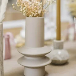 Ivory Stoneware Vase 8.5” - cozylivehome.com | we sell a wide range of comfortable household items^ Shop All