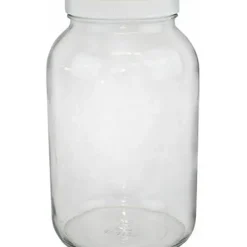 JAR-ROUND-GLASSw/PLASTIC LID-128 oz - cozylivehome.com | we sell a wide range of comfortable household items^ Shop All