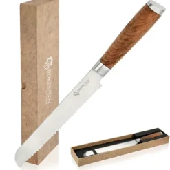 J-BKS8-YS Serrated Blade Eight Inch Bread Knife wi - cozylivehome.com | we sell a wide range of comfortable household items^ Shop All