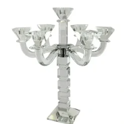 J-CSC7 Crystal Candelabra Square Design 7 Arm - cozylivehome.com | we sell a wide range of comfortable household items^ Shop All