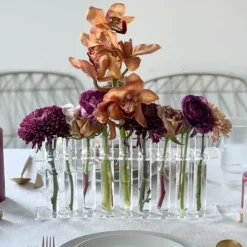 Best Sale J-CVGT-9 GLASS CYLINDER VASE 9 TUBES - cozylivehome.com | we sell a wide range of comfortable household items Giftware