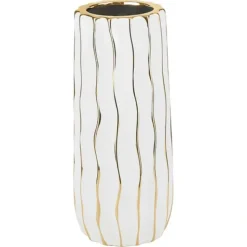 Store J-PVLS-WHT/GD-S PORCELAIN STRAIGHT VASE W GOLD LINE SML - cozylivehome.com | we sell a wide range of comfortable household items Giftware