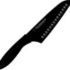 KAI PURE KOMACHI 2 SANTOKU KNIFE 6.5" HOLLOW EDGE W/ SHEATH BLACK - cozylivehome.com | we sell a wide range of comfortable household items^ Shop All