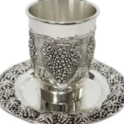 KC-CK22338N Nickel Plated Kiddush Cup w/Plate - cozylivehome.com | we sell a wide range of comfortable household items^ Shop All