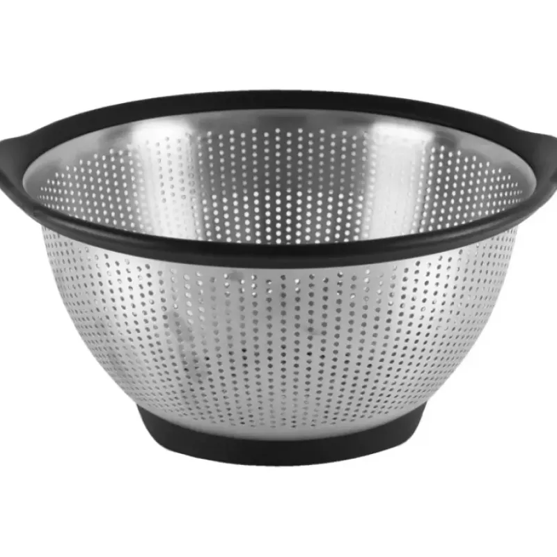 Online KitchenAid 5 Quart Colander Stainless Steel Black Rim - cozylivehome.com | we sell a wide range of comfortable household items Housewares