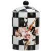 Clearance K-PJCB-M Porcelain Checkered Jar Medium - cozylivehome.com | we sell a wide range of comfortable household items Giftware
