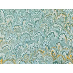KPM1009 Blue & Gold Peacock Marbled - 12 Sheets - cozylivehome.com | we sell a wide range of comfortable household items^ Shop All