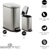 Fashion 40L + 10L - DELUXE SLIM STEP TRASH CAN WITH - cozylivehome.com | we sell a wide range of comfortable household items Housewares