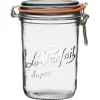 Discount 1L Tapered French Glass Preserving Jar W Airtight Rubber - cozylivehome.com | we sell a wide range of comfortable household items Housewares