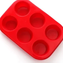 La Ptisserie - Silicone Muffin 6 Cup Red - cozylivehome.com | we sell a wide range of comfortable household items^ Shop All