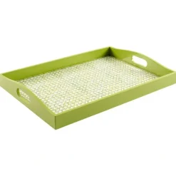 LACQUER TRAY LARGE RECT TRELLIS GREEN - cozylivehome.com | we sell a wide range of comfortable household items^ Shop All
