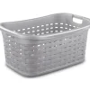 Discount LAUNDRY BASKET WEAVE STYLE-CEMENT - cozylivehome.com | we sell a wide range of comfortable household items Housewares
