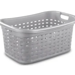 Discount LAUNDRY BASKET WEAVE STYLE-CEMENT - cozylivehome.com | we sell a wide range of comfortable household items Housewares
