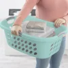 Best Sale LAUNDRY BASKET-HIPHUG-1.25bshl-AQUA - cozylivehome.com | we sell a wide range of comfortable household items Housewares