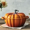 Le Creuset Pumpkin Cocotte - Sea Salt - cozylivehome.com | we sell a wide range of comfortable household items^ Shop All