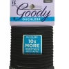 Lg. 4mm. Ouchless Pony Elastic Black, 15 Ct. - cozylivehome.com | we sell a wide range of comfortable household items^ Shop All
