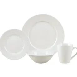 LH145 16 PIECE WHITE SWIRL PORCELAIN SET - cozylivehome.com | we sell a wide range of comfortable household items^ Shop All