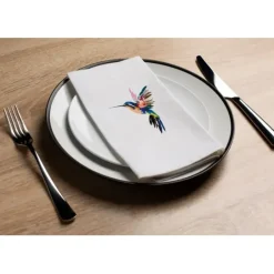 Linen Look Guest Towels 16 Pack Color Splash Hummingbird - cozylivehome.com | we sell a wide range of comfortable household items^ Shop All