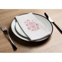 Linen Look Guest Towels 16 Pack Peony Cluster - cozylivehome.com | we sell a wide range of comfortable household items^ Shop All