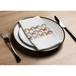 Linen Look Guest Towels 16 Pack Band of Butterflies - cozylivehome.com | we sell a wide range of comfortable household items^ Shop All