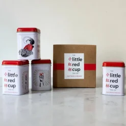 LITTLE RED CUP TEA TIN WUYUAN BLACK 3.5 OZ - cozylivehome.com | we sell a wide range of comfortable household items^ Shop All