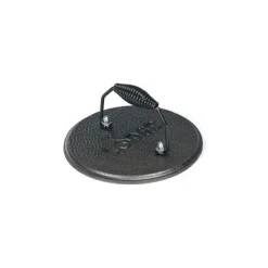 LODGE CAST IRON ROUND GRILL PRESS 7.5" - cozylivehome.com | we sell a wide range of comfortable household items^ Shop All