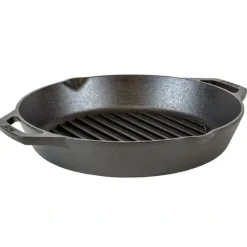LODGE DUAL HANDLE GRILL PAN 12" - cozylivehome.com | we sell a wide range of comfortable household items^ Shop All