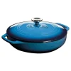 LODGE ENAMELED CASSEROLE 3.6QT BLUE - cozylivehome.com | we sell a wide range of comfortable household items^ Shop All