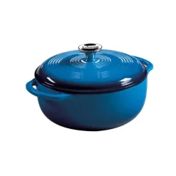 LODGE ENAMELED DUTCH OVEN 4.5QT BLUE - cozylivehome.com | we sell a wide range of comfortable household items^ Shop All