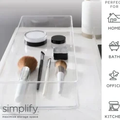 Long Rectangle Drawer Organizer - 15"x6"x2" - Clear - cozylivehome.com | we sell a wide range of comfortable household items^ Shop All