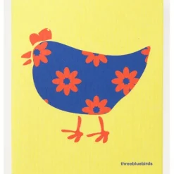 LUCILLE ON YELLOW SWEDISH DISHCLOTH - cozylivehome.com | we sell a wide range of comfortable household items^ Shop All